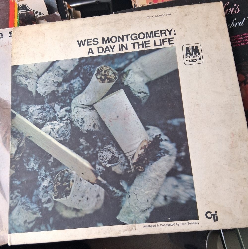 Wes Montgomery Vinyl Record - A Day in the Life LP